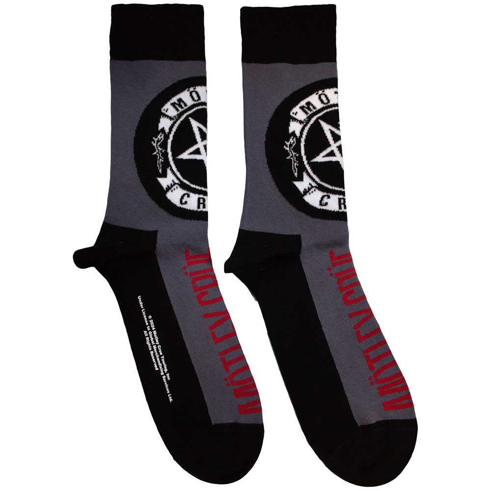 Motley Crue - Pentagram Circle | Grey
