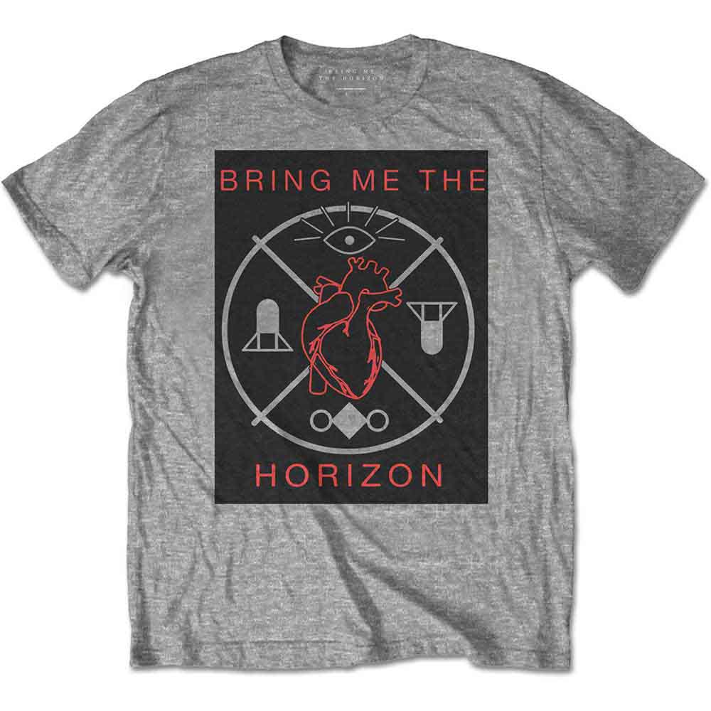 Bring Me The Horizon - Heart & Symbols | T-Shirt Grey