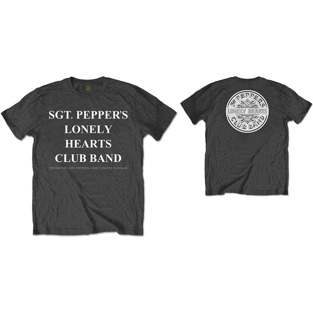 The Beatles - SPLHCB with Drum | T-Shirt Grey