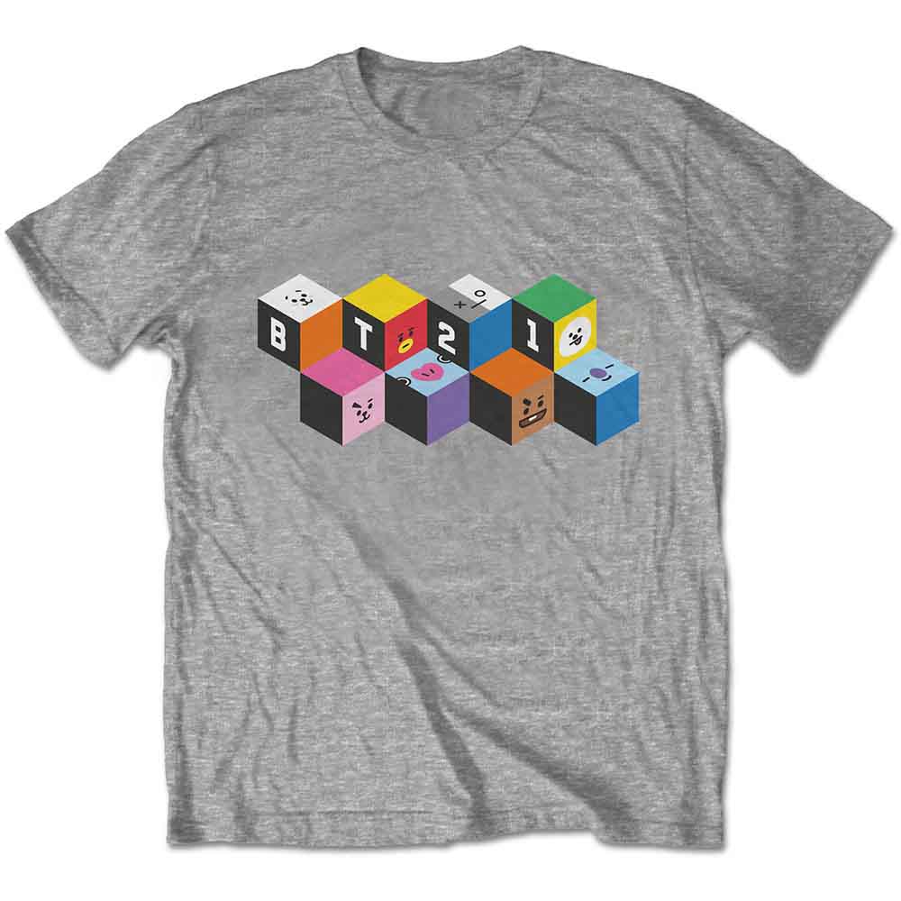 BT21 - Blocks | T-Shirt Grey