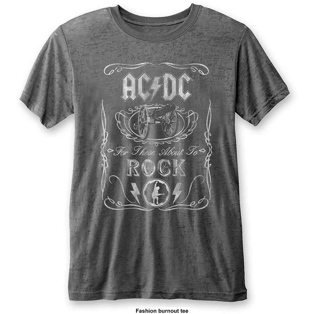 AC/DC - Cannon Swig | T-Shirt Grey