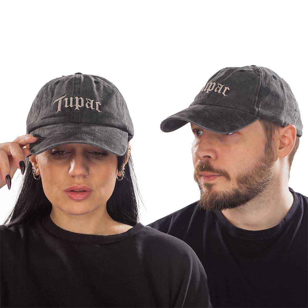 Tupac - Gothic Logo | Hat Grey