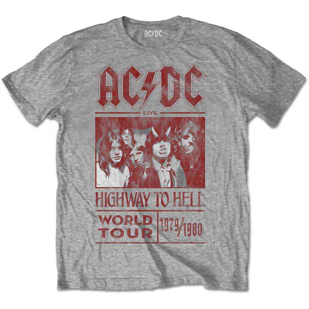 AC/DC - Highway to Hell World Tour 1979/1980 | T-Shirt Grey
