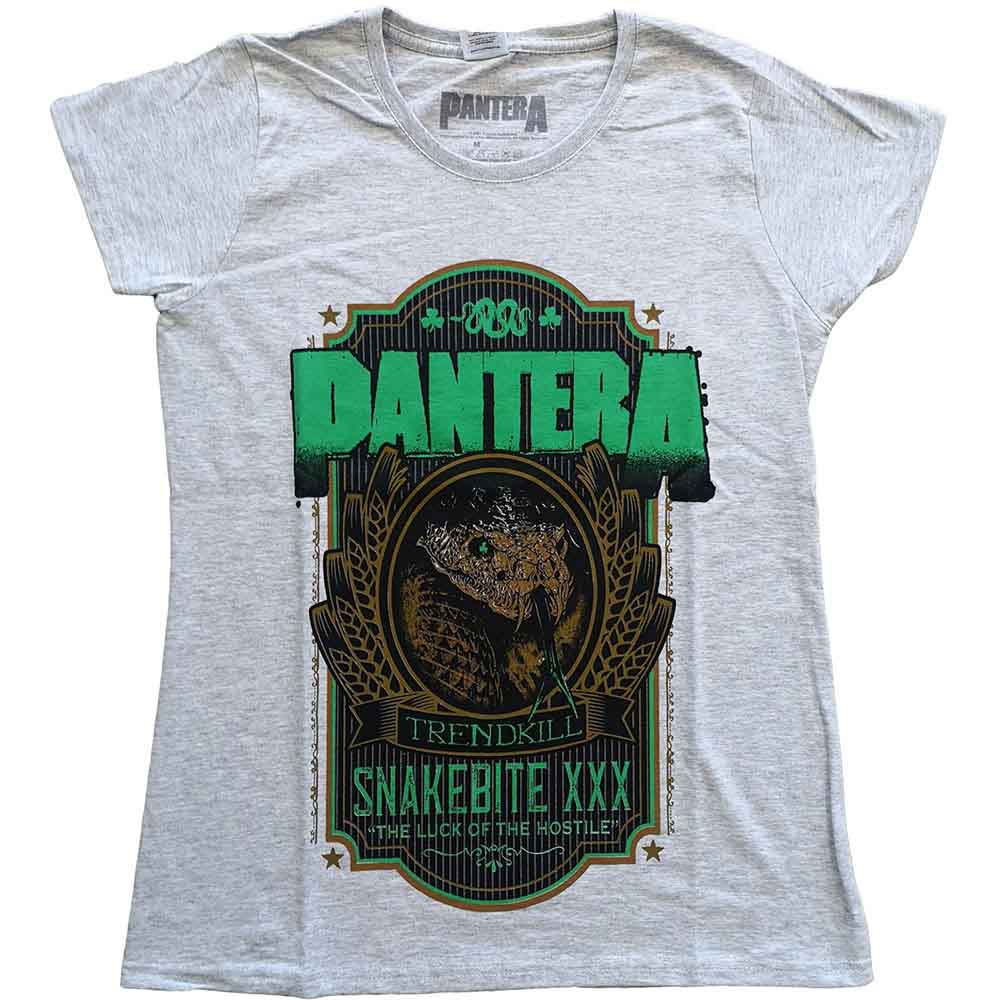 Pantera - Snakebite XXX Label | T-Shirt Grey