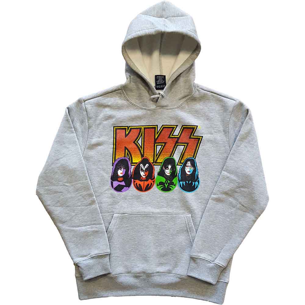 KISS - Logo, Faces & Icons | Sweatshirt Grey
