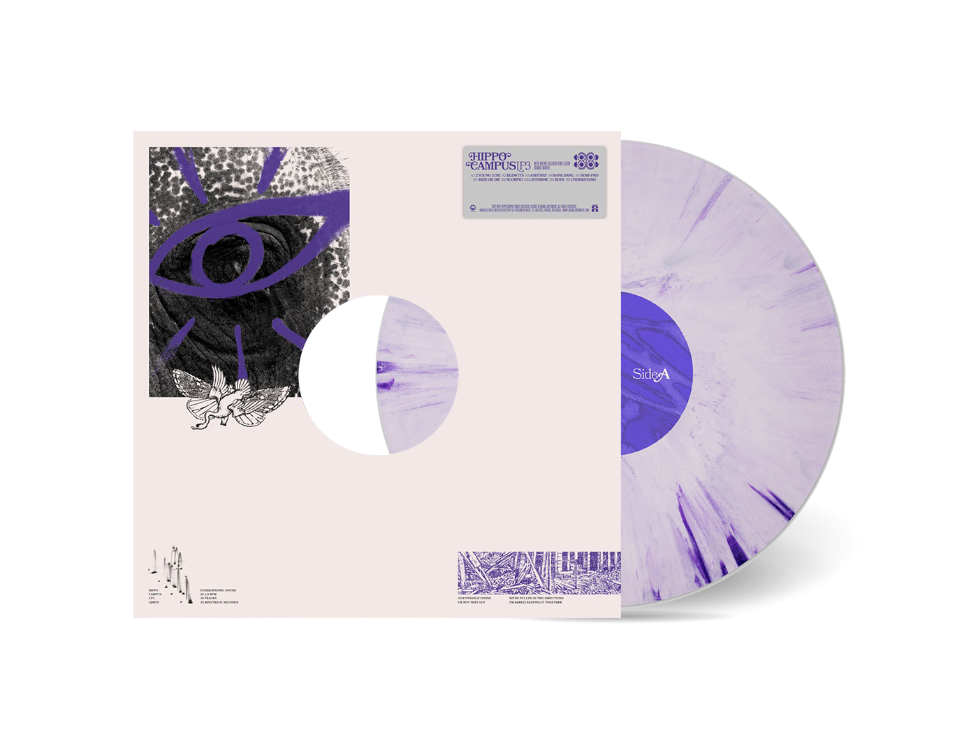 Hippo Campus - Lp3 (Clear Vinyl, Purple, 140 Gram Vinyl, Limited Edition, Indie Exclusive) | Vinyl