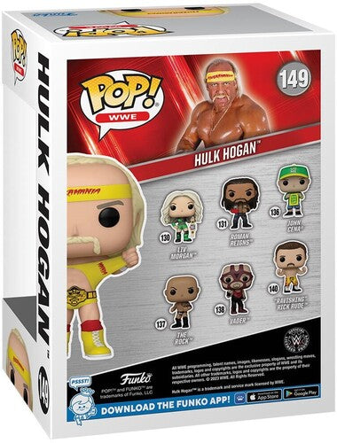 Hulk Hogan - Funko POP! WWE: Hulkamania Hulk Hogan with Belt (Vinyl Figure, Collectible) | Action Figure