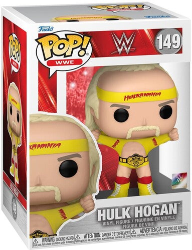 Hulk Hogan - Funko POP! WWE: Hulkamania Hulk Hogan with Belt (Vinyl Figure, Collectible) | Action Figure