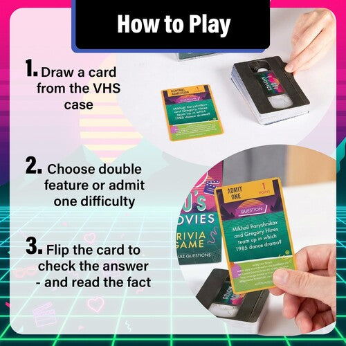 I Love 80's - I Love 80s Movies Trivia Card Game (Card Game) | Games