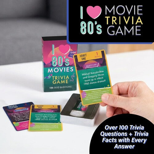 I Love 80's - I Love 80s Movies Trivia Card Game (Card Game) | Games