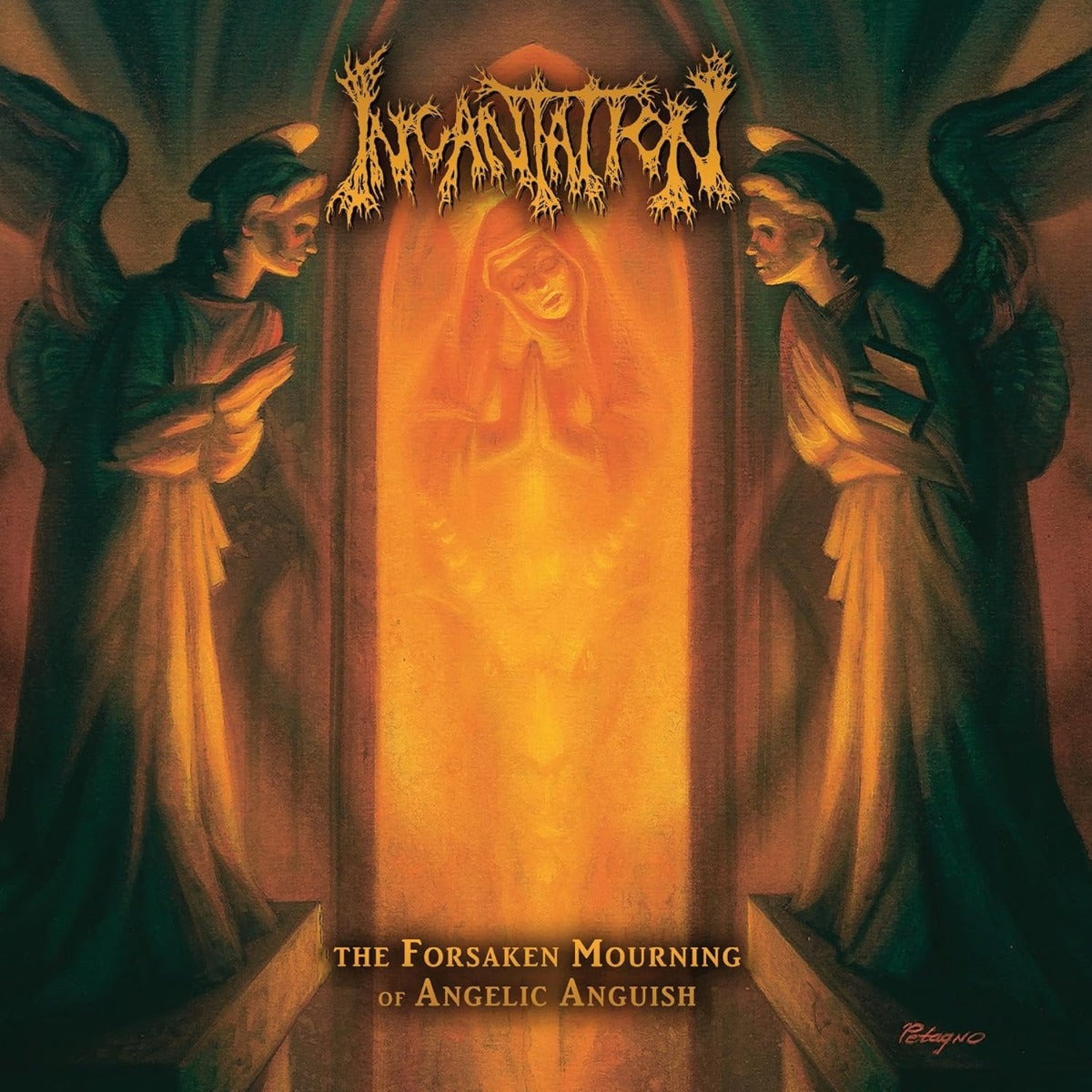 Incantation | Forsaken Mourning Of Angelic Anguish ("Crush Ripple" Orange Colored Vinyl) | Vinyl