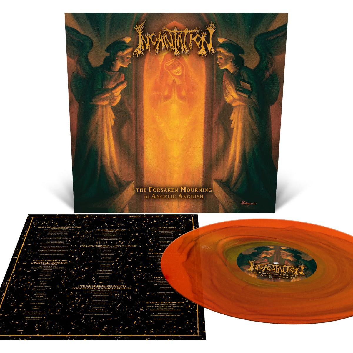 Incantation | Forsaken Mourning Of Angelic Anguish ("Crush Ripple" Orange Colored Vinyl) | Vinyl