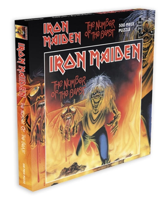 Iron Maiden - RockSaws - Iron Maiden Number Of The Beast (Single) (500 Piece Jigsaw Puzzle) | Puzzle