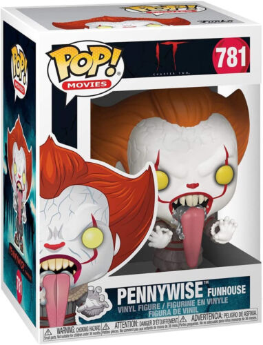 It - FUNKO POP! MOVIES: IT - Chapter 2 - Pennywise with Dog Tongue (Vinyl Figure) | Action Figure