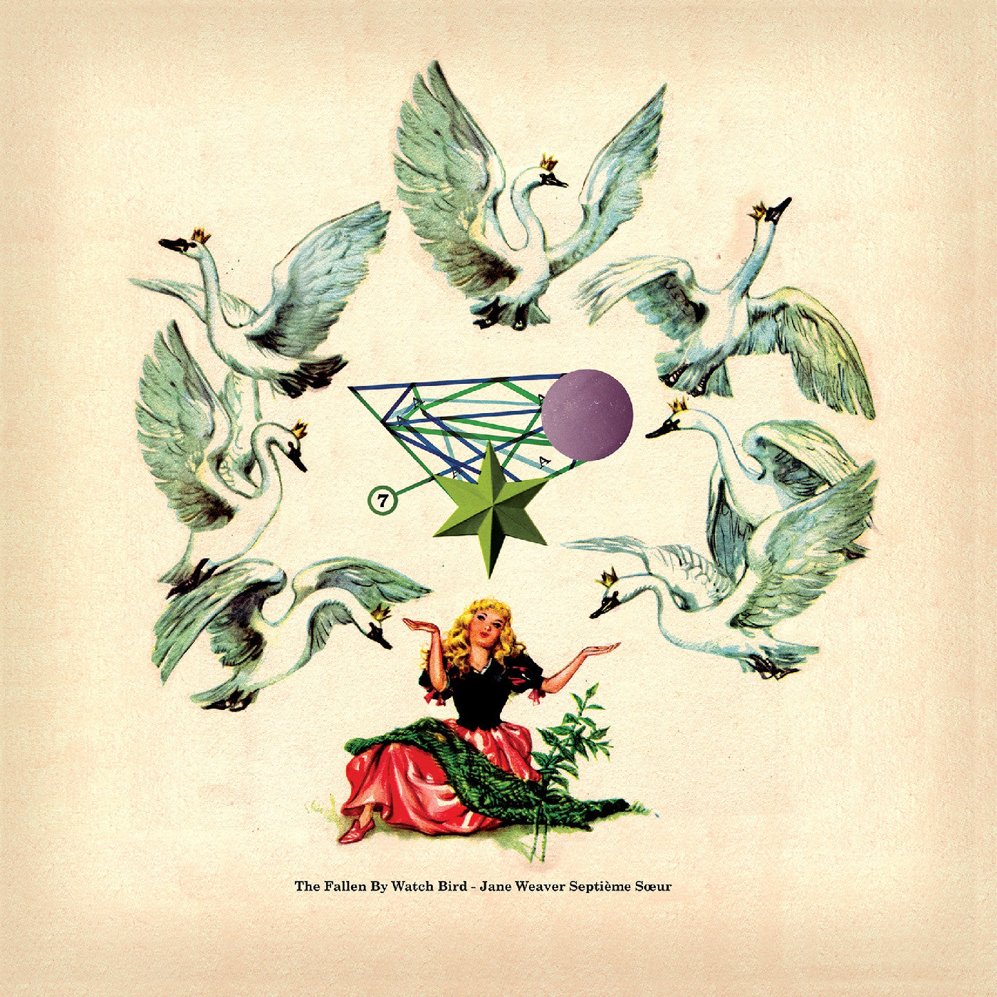 Jane Weaver | The Fallen By Watch Bird (Expanded Edition) (Marine & Cream Vinyl) | Vinyl