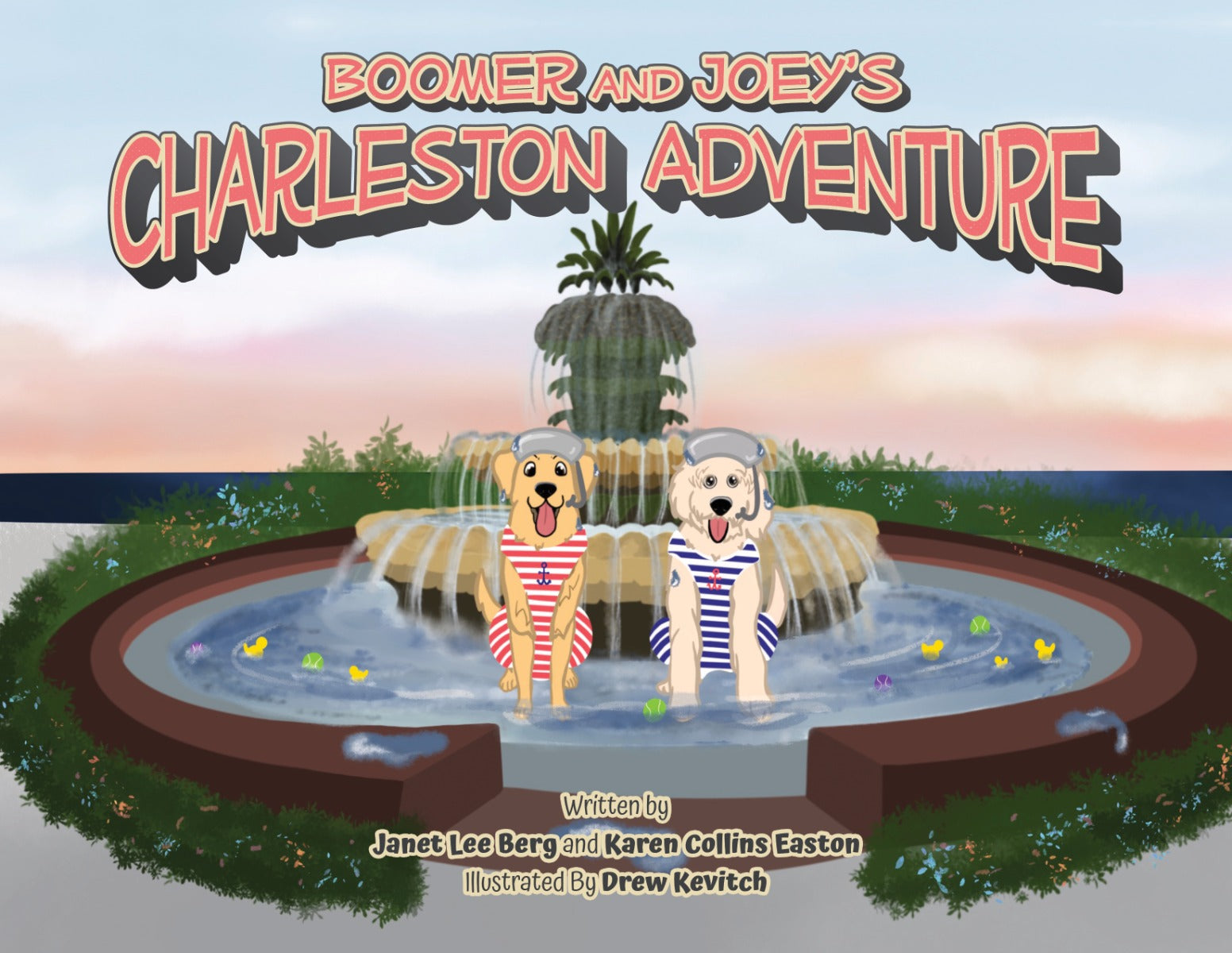 Janet Lee Berg and Karen Collins Easton - Boomer and Joey's Charleston Adventure HARDCOVER | Book