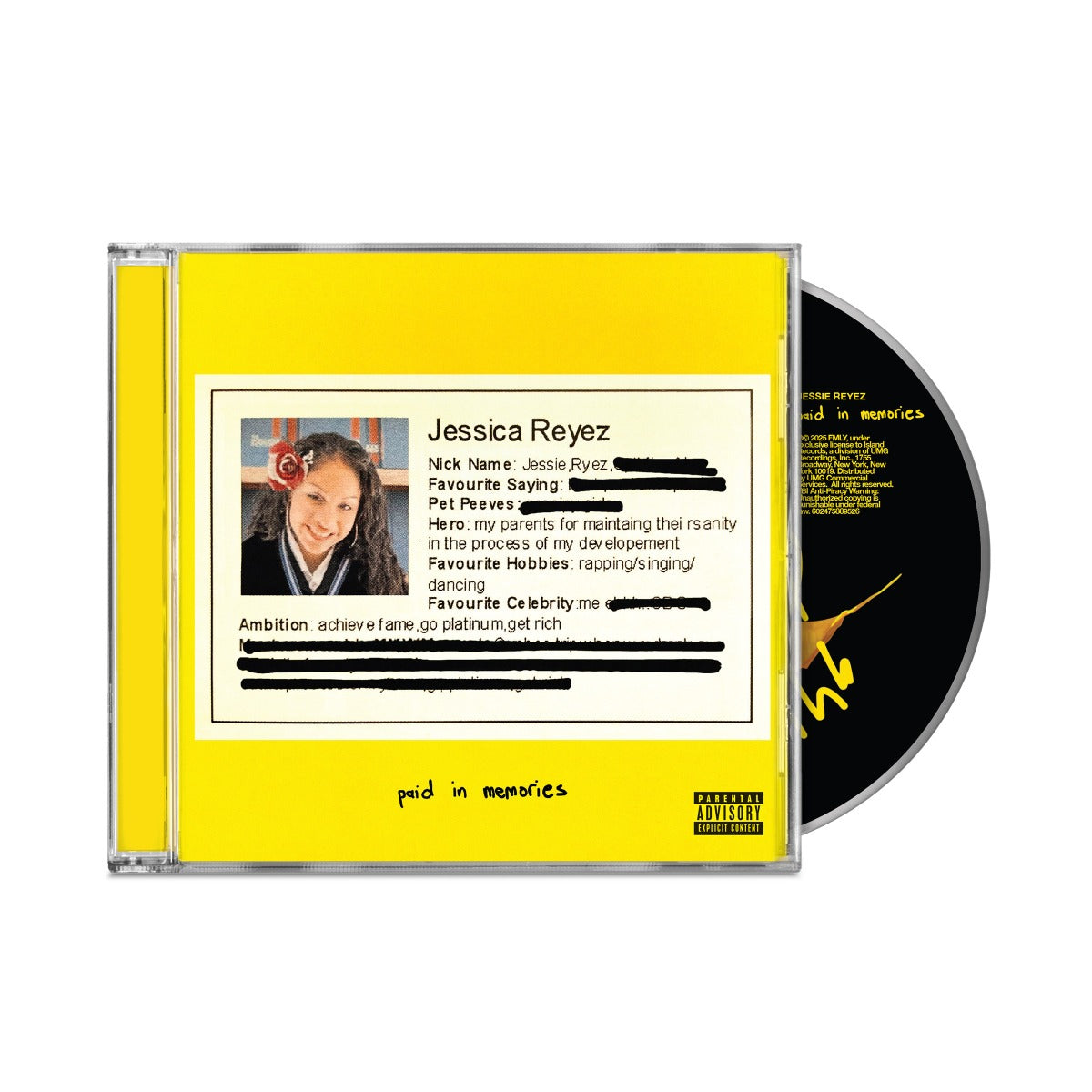 Jessie Reyez - Paid In Memories (CD) | CD