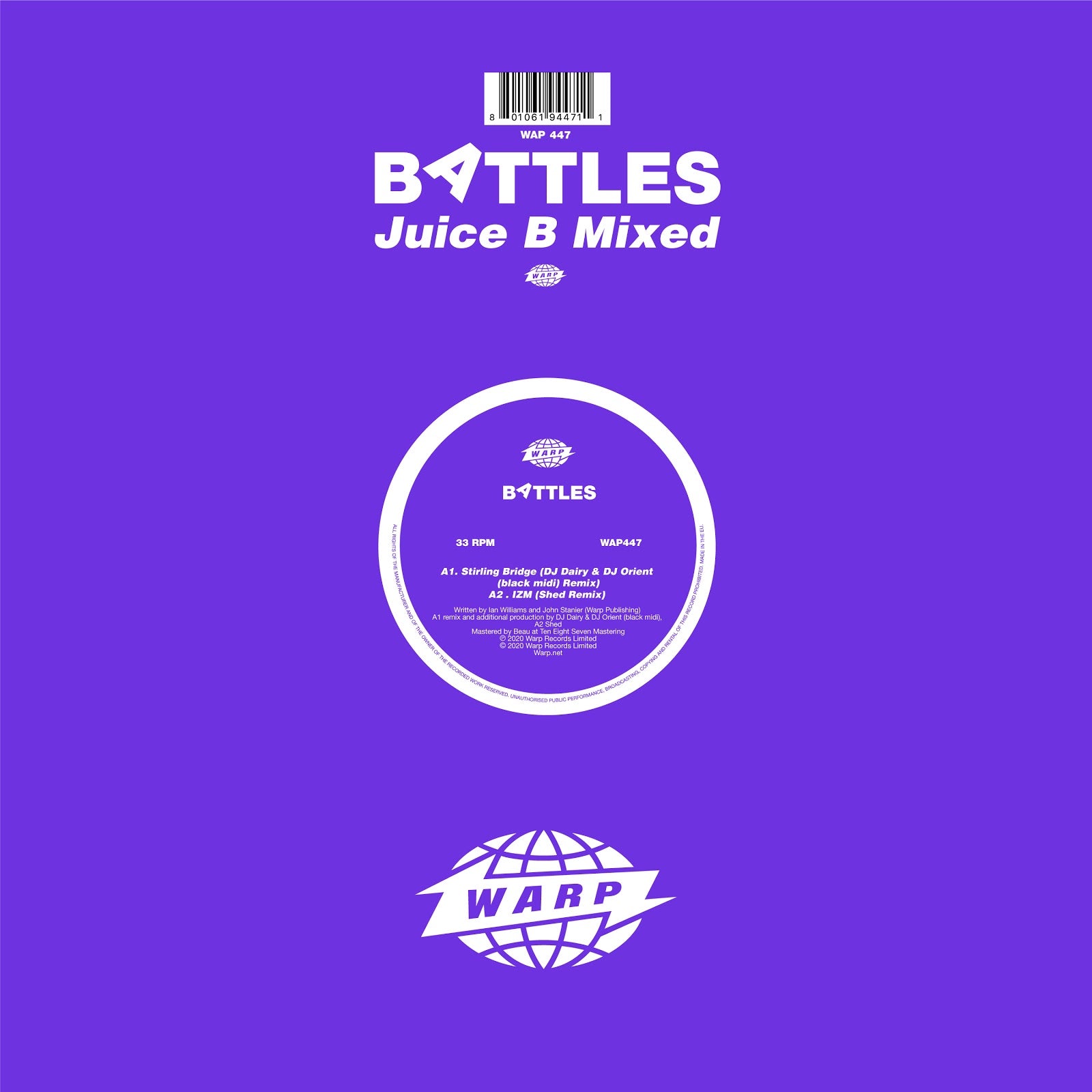 Battles - Juice B Mixed | Vinyl