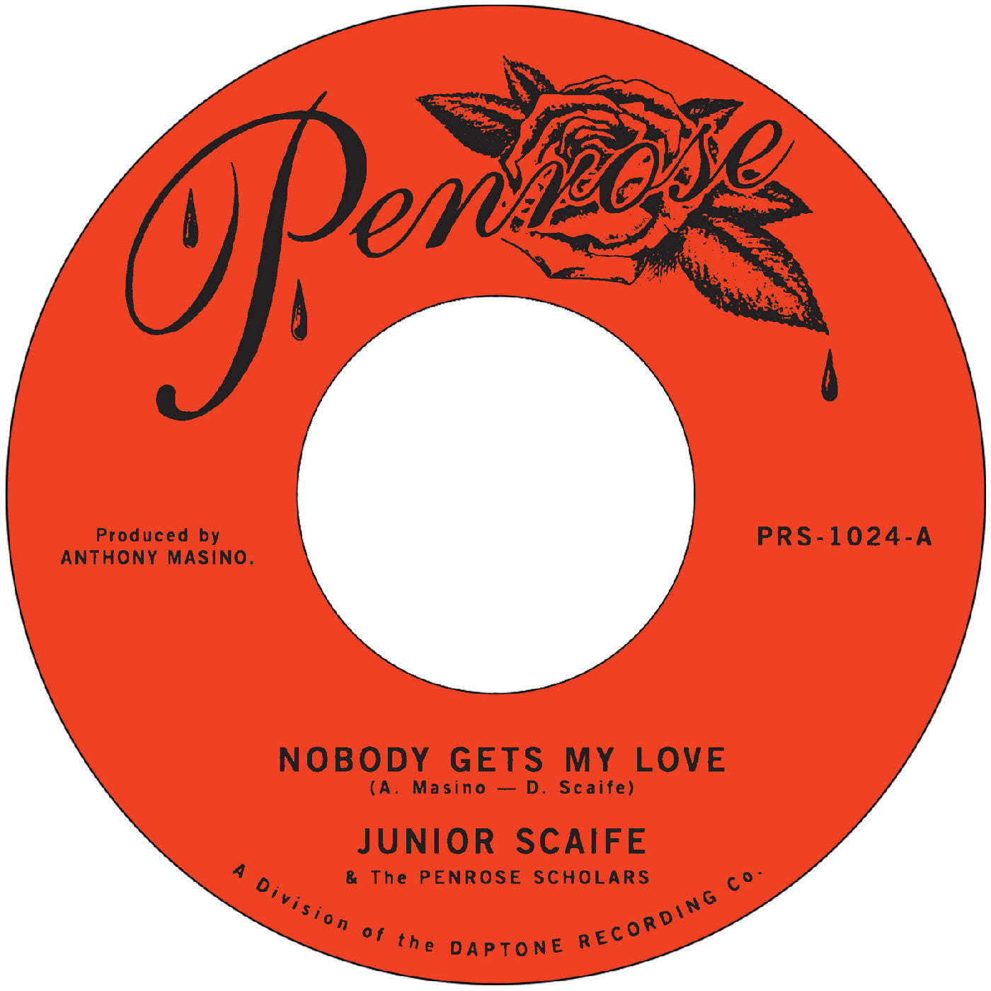 Junior Scaife - Nobody Gets My Love B/W Too Much Too Soon | Vinyl