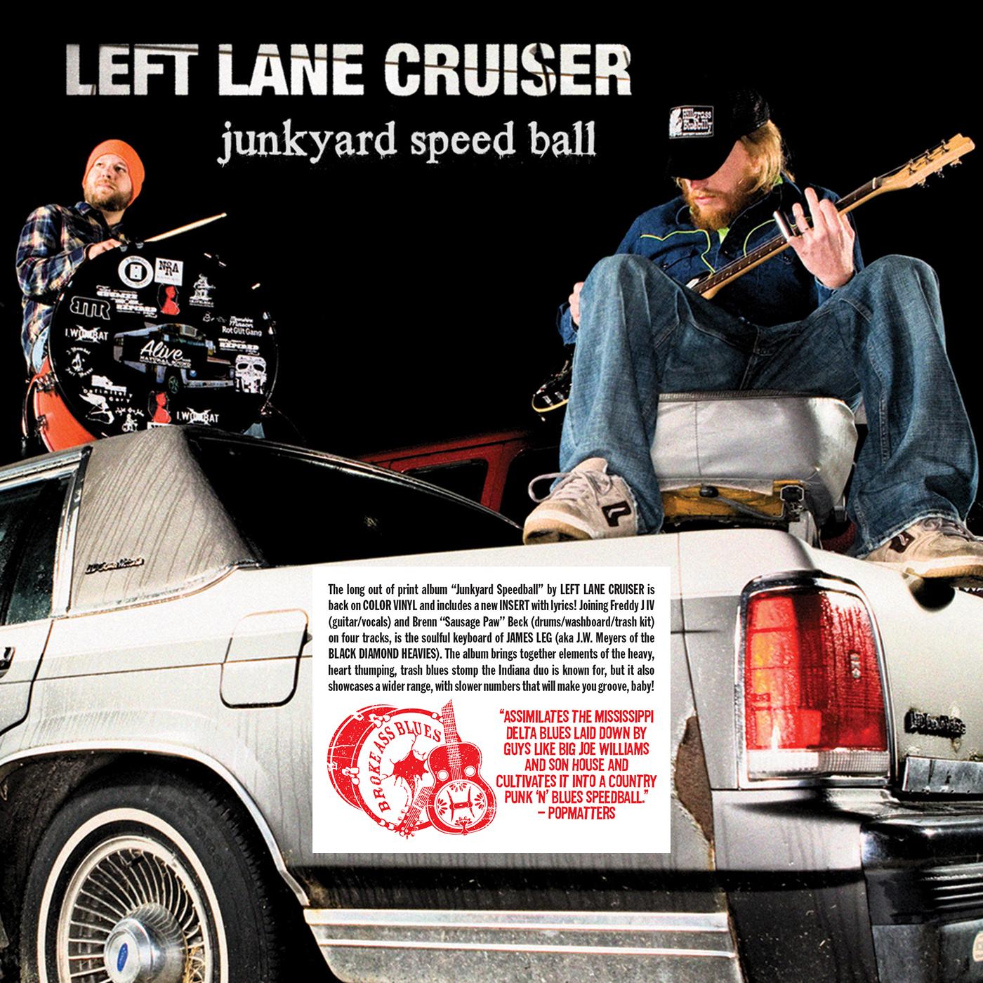 Left Lane Cruiser - Junkyard Speedball (RED & BLACK "SMASH" VINYL) | Vinyl