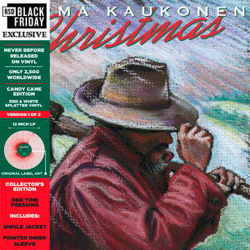 Kaukonen, Jorma - Christmas: Candy Cane Edition (2 Of 2 V.) (Colored Vinyl, Red, White, Clear Vinyl) | Vinyl