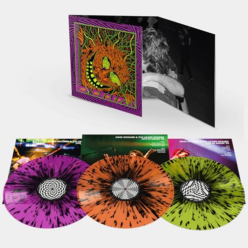 King Gizzard & The Lizard Wizard - King Gizzard - Live In Miami '24 (Triple Gatefold - Splatter Vinyl) (3Lp) | Vinyl