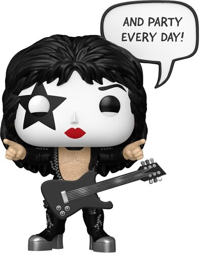 Kiss | Funko POP! Sayings: KISS - The Starchild, Rock & Roll All Night (Vinyl Figure, Collectible) | Action Figure