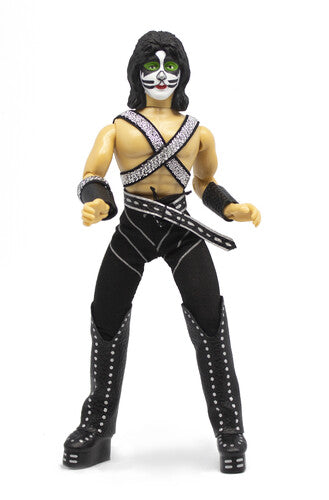 Kiss | Mego - KISS - Catman Love Gun 8" Action Figure with Drum (Large Item, Action Figure, Collectible) | Action Figure