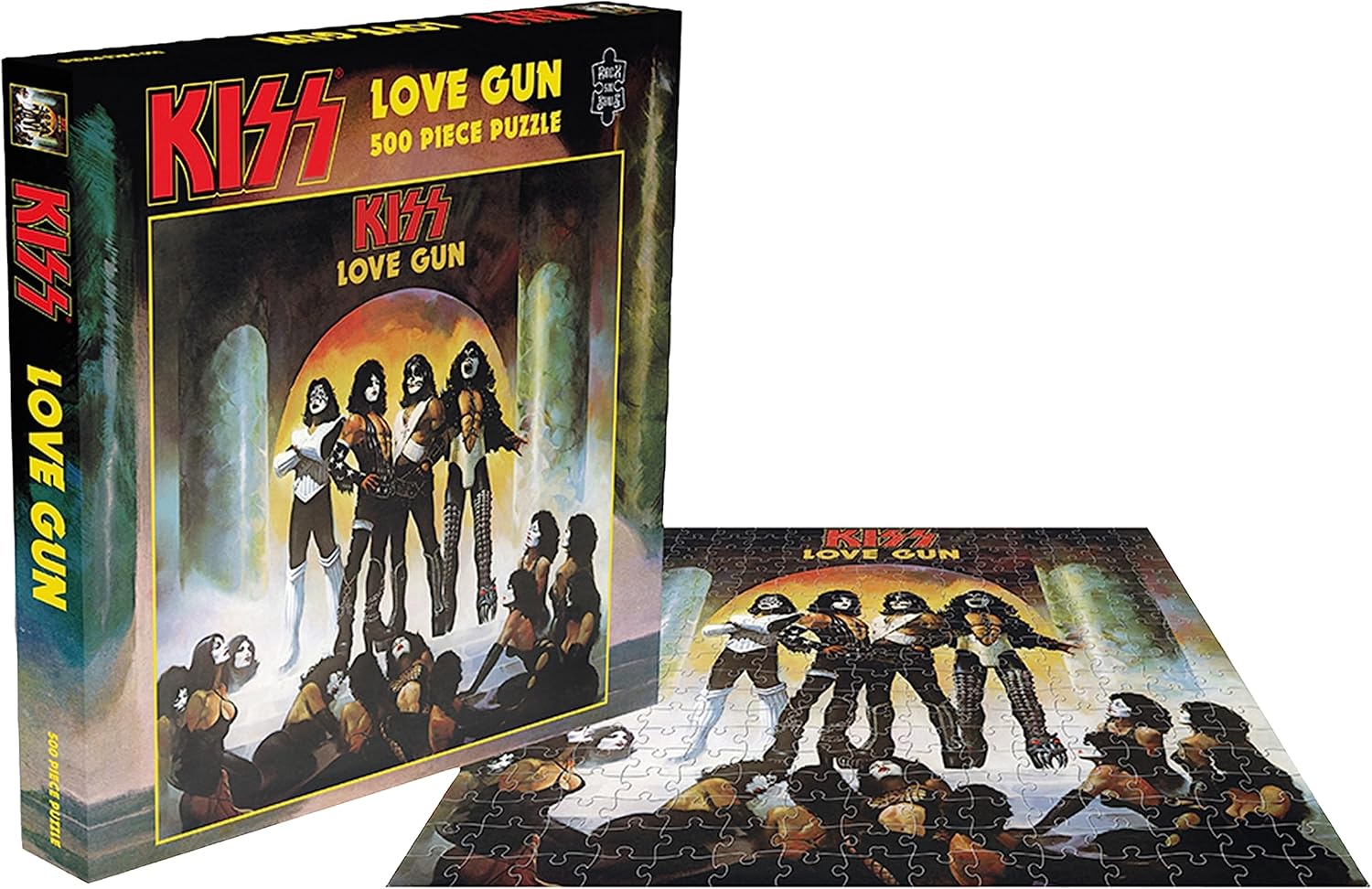 Kiss - RockSaws - Kiss Love Gun (500 Piece Jigsaw Puzzle) (Large Item, Large Item, Puzzle) | Puzzle