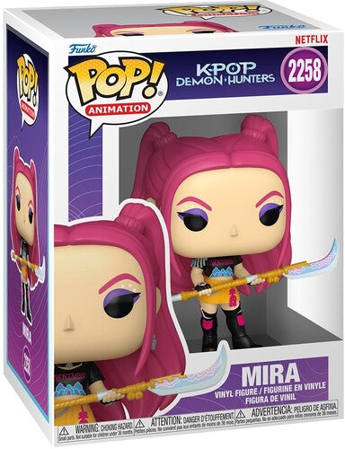 KPop Demon Hunters | Funko POP! Anime: KPop Demon Hunters - Mira (KPDH) (Vinyl Figure, Collectible) | Action Figure