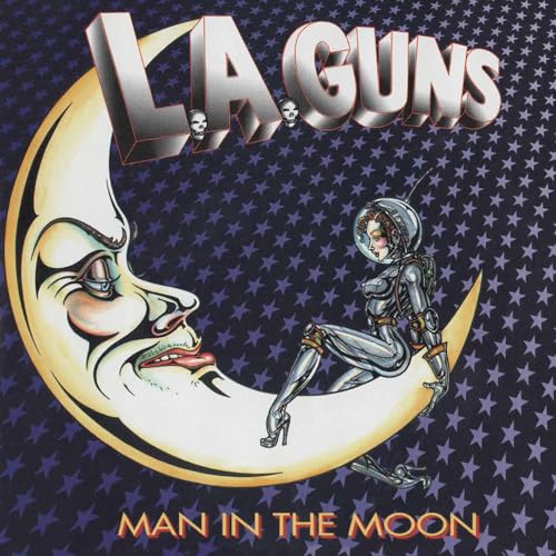 L.A. Guns | Man In The Moon (Eruption Red Vinyl) (Limited Anniversary Edition) | Vinyl