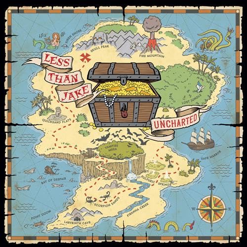 Less than Jake | Uncharted (Sapphire Marble Colored Vinyl) | Vinyl