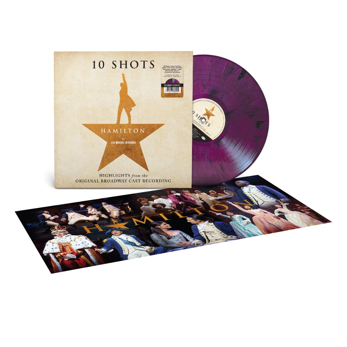 Lin-Manuel Miranda Leslie Odom Jr. Phillipa Soo Da - Hamilton: 10 Shots (Highlights From The Original Broadway Cast Recording) | Vinyl