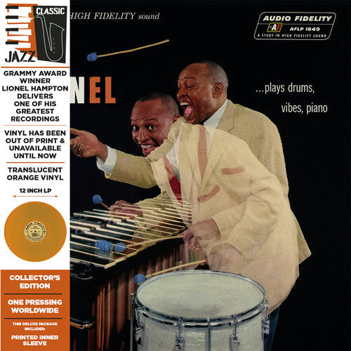 Lionel Hampton - Lionel... Plays Drums, Vibes, Piano (Colored Vinyl, Translucent Orange, Deluxe Edition, Limited Edition, Remastered) | Vinyl