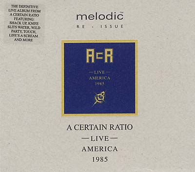 A CERTAIN RATIO - Live America 1985 | CD