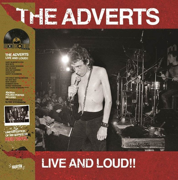 THE ADVERTS - Live And Loud!! | Vinyl
