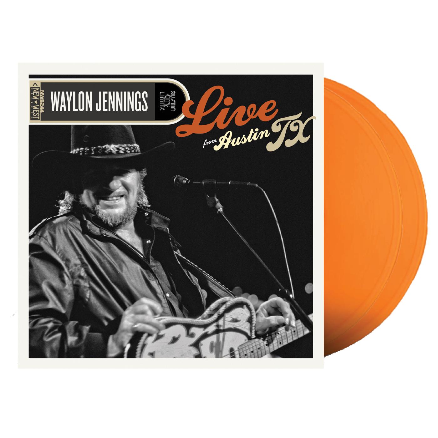 Waylon Jennings - Live From Austin, TX '89 ("ORANGE BLOSSOM" COLOR VINYL) | Vinyl