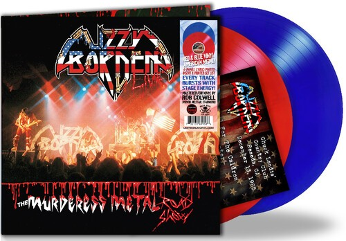 Lizzy Borden - The Murderess Metal Road Show: 40th Anniversary Edition (Indie Exclusive, Red & Blue Colored Vinyl, Limited Edition, Gatefold LP Jacket) (2 Lp's) | Vinyl