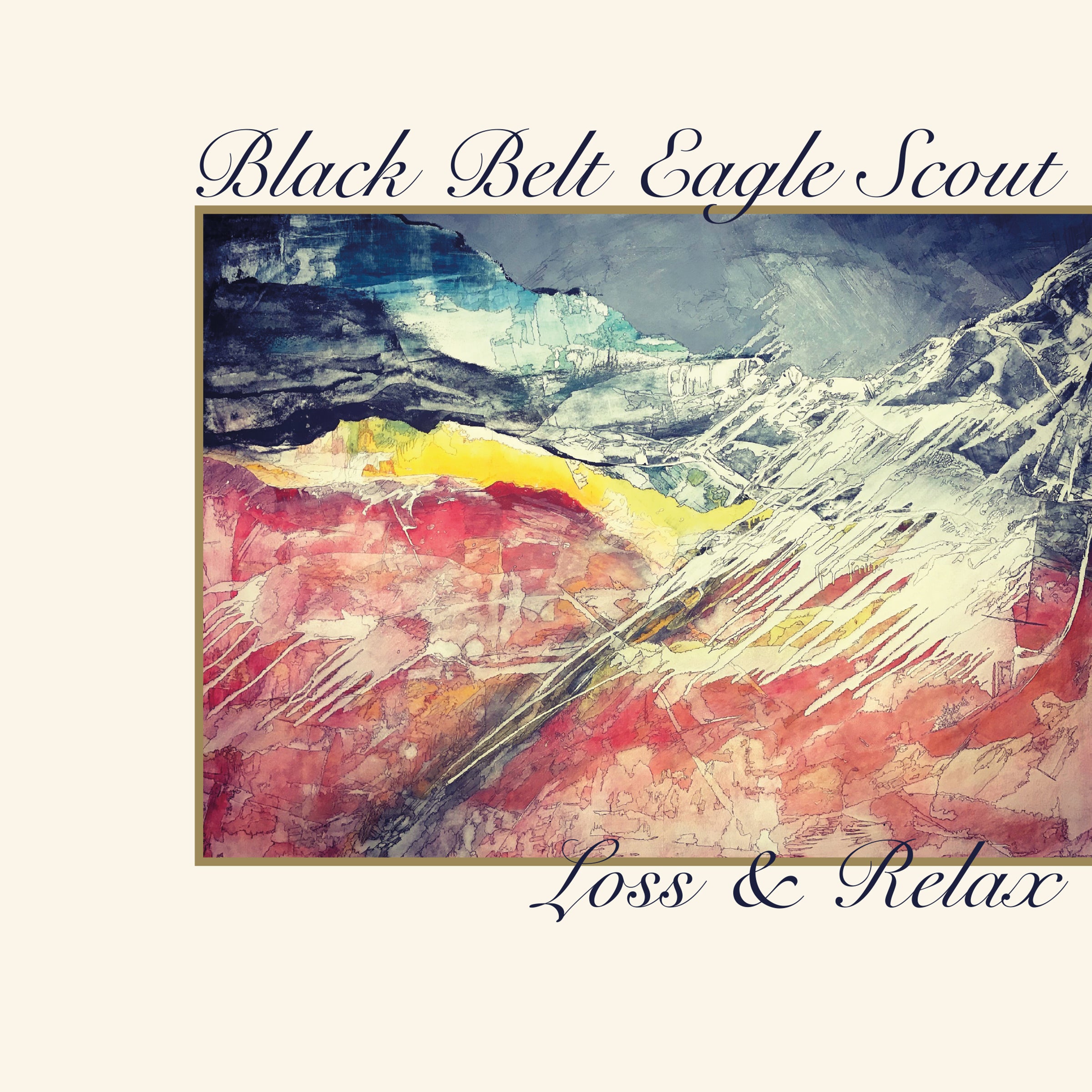 Black Belt Eagle Scout - Loss & Relax b/w Half Colored Hair | Vinyl