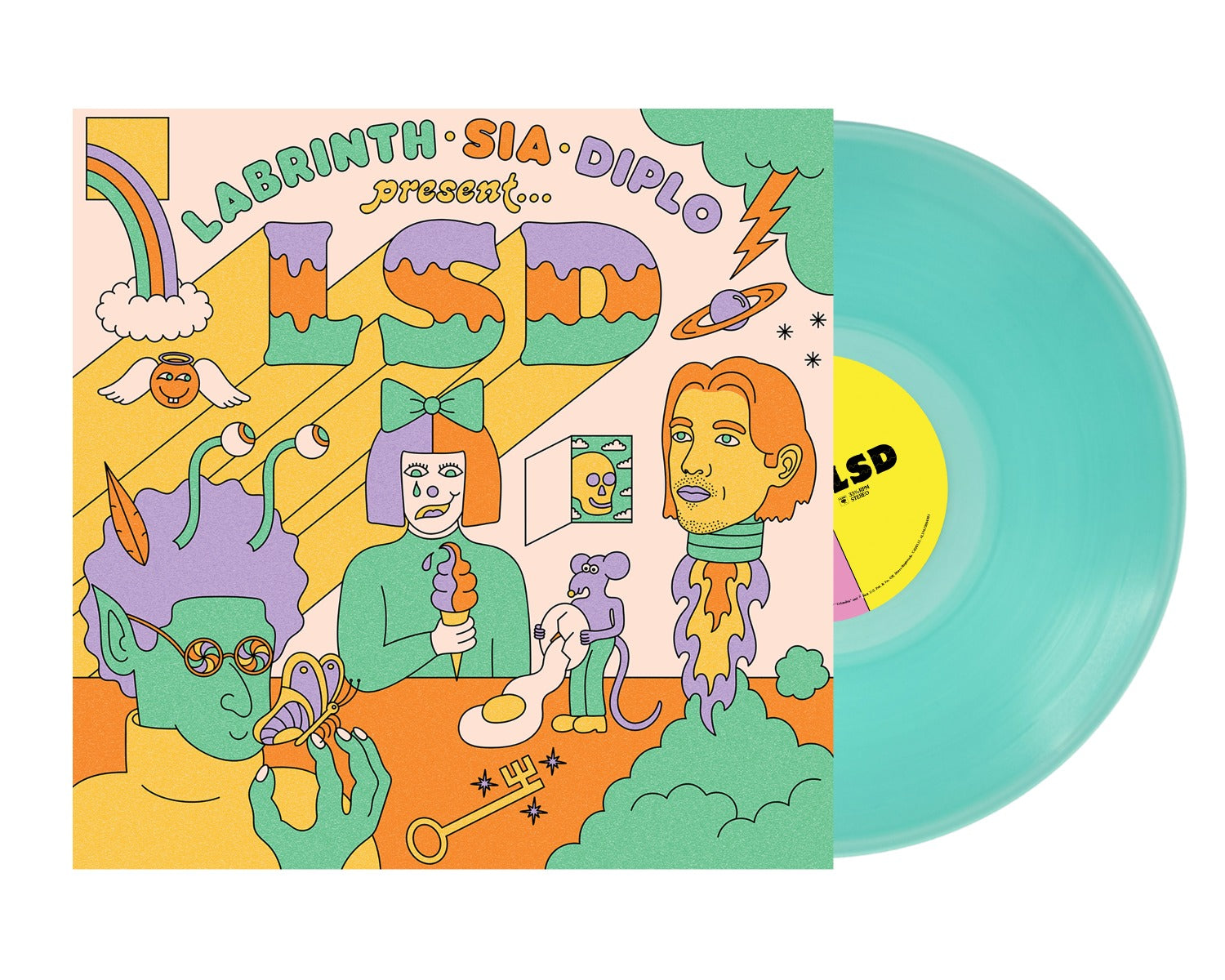 LSD Feat. Labrinth, Sia and Diplo | LSD (5th Anniversary Edition) (Colored Vinyl, Green, Anniversary Edition, Alternate Cover) | Vinyl