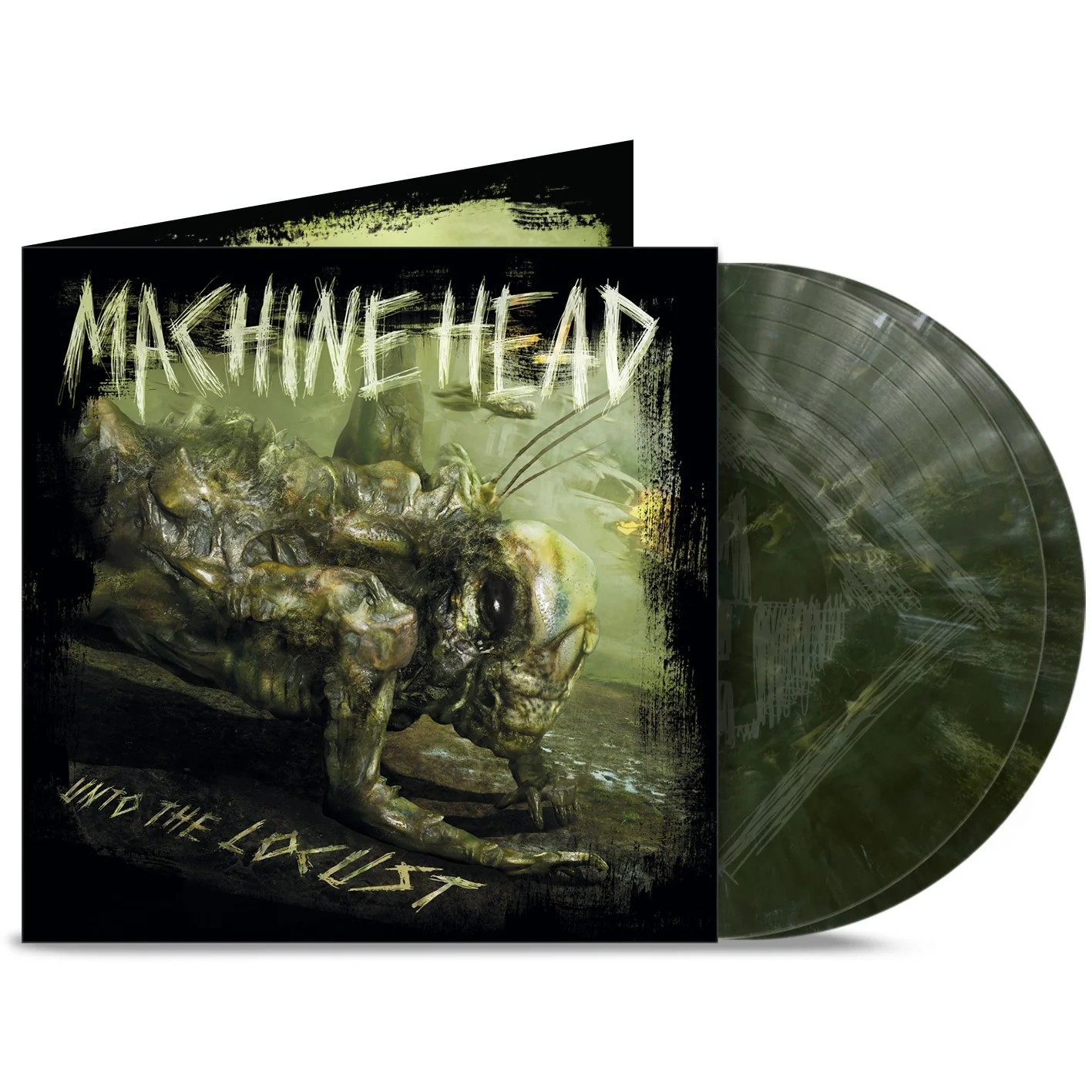 Machine Head - Unto The Locust (Indie Exclusive, Limited Edition, Dark Green Marble Colored Vinyl, 15th Anniversary Edition, Gatefold LP Jacket) (2 Lp's) | Vinyl