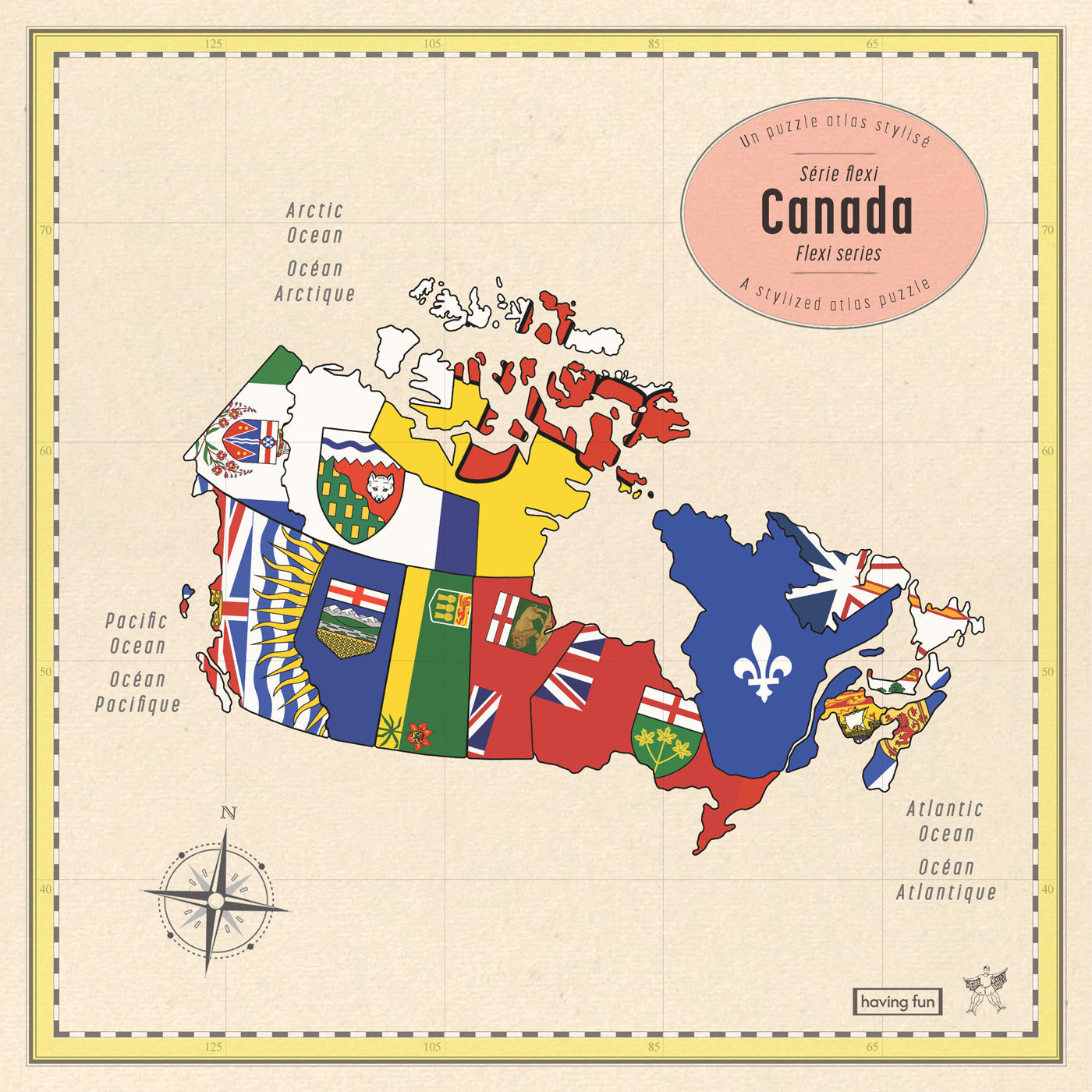 Map Of Canada Puzzle Series - Box Set | Vinyl