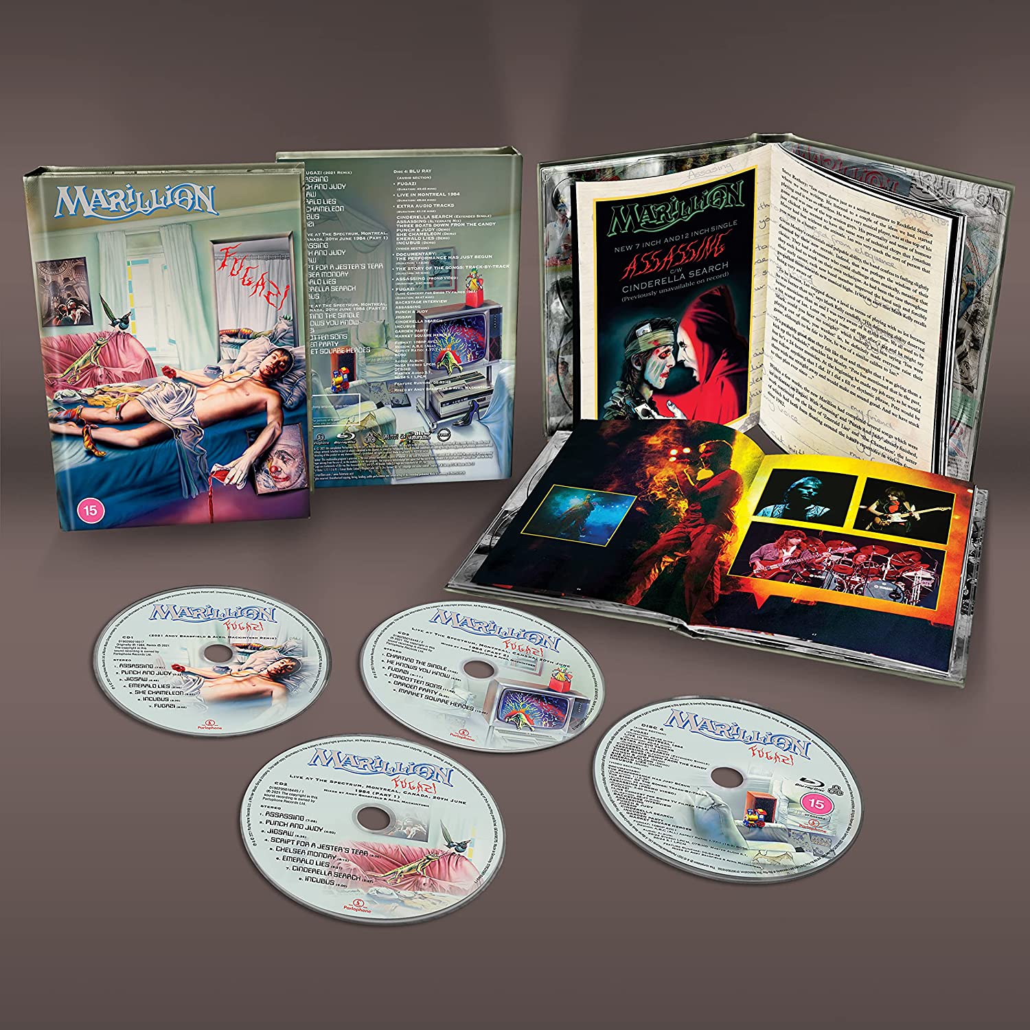 Marillion | Fugazi (Deluxe Edition)(3CD)(1BluRay) | Blu-Ray
