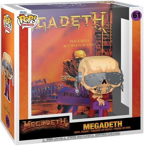 Megadeth - FUNKO POP! ALBUMS: Megadeth - Peace Sells... but Who's Buying? (Large Item, Vinyl Figure) | Action Figure