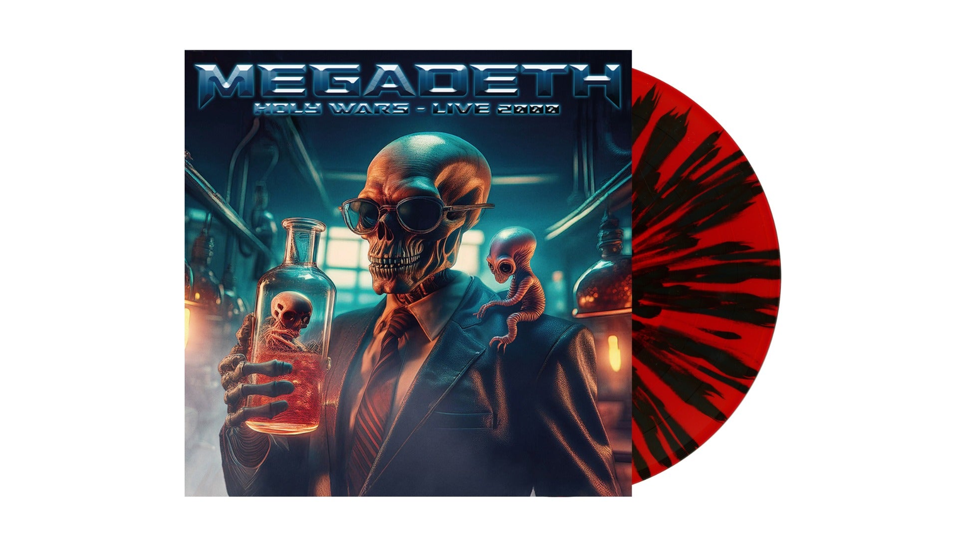Megadeth | Holy Wars - Live 2000 (Red W/ Black Splatter Vinyl) | Vinyl