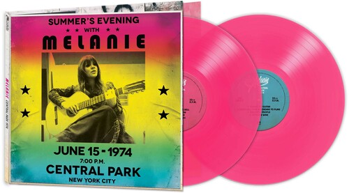 Melanie | Central Park 1974 (Colored Vinyl, Pink, Poster) (2 Lp's) | Vinyl