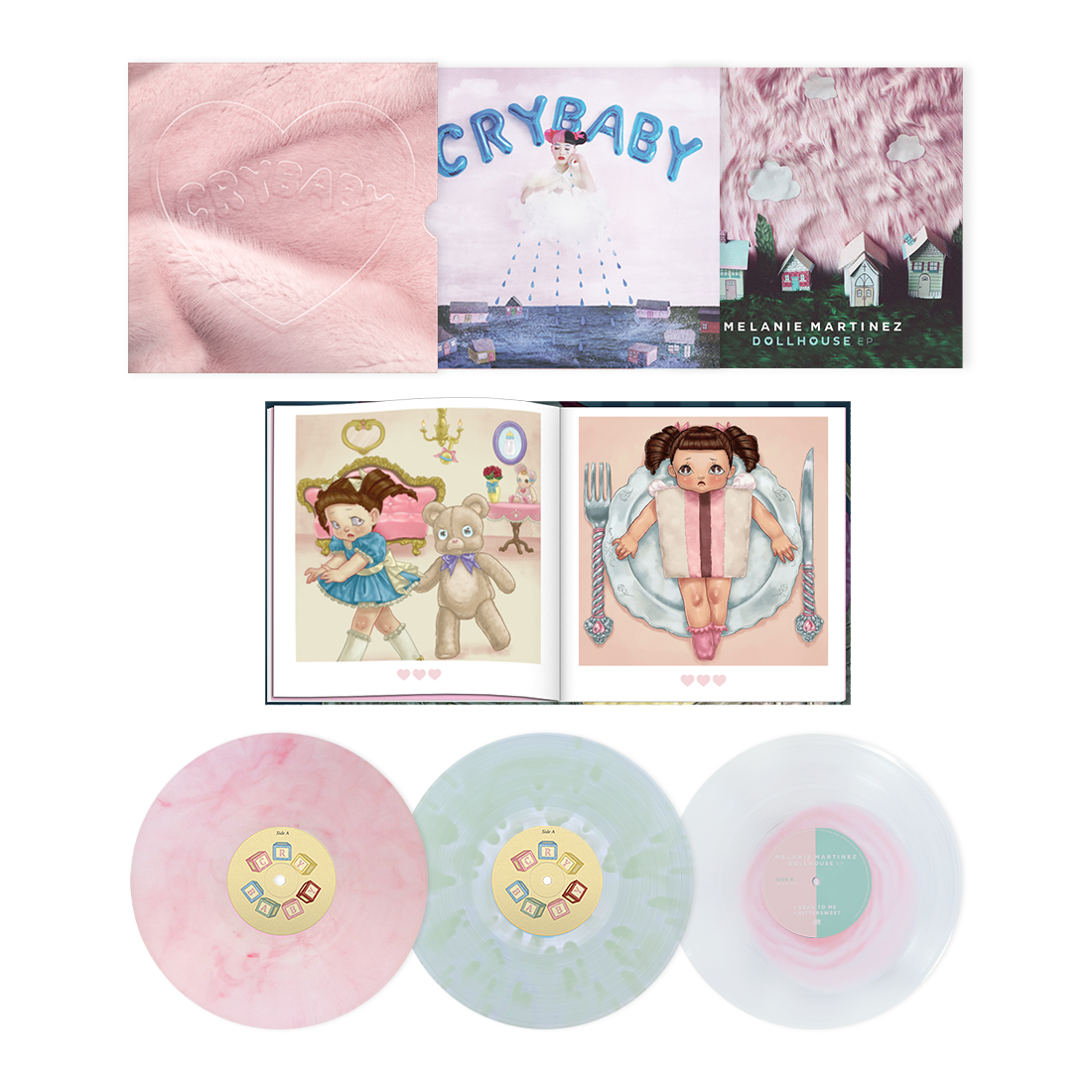 Melanie Martinez - Cry Baby: 10th Anniversary Edition (Clear Vinyl, Coke Bottle Green, Pink, Special Edition) (3 Lp's) | Vinyl