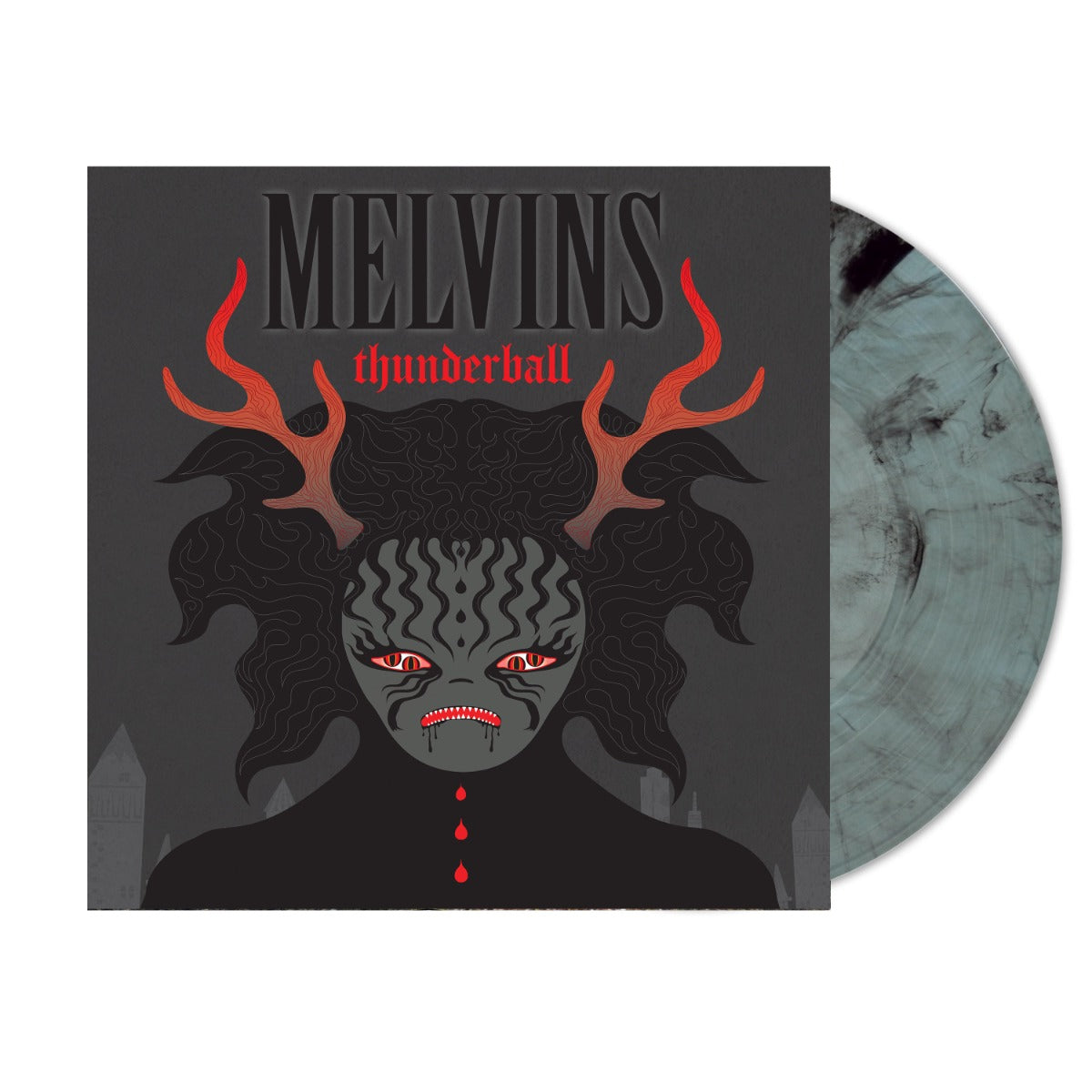 Melvins | Thunderball (Indie Exclusive) (Smoke Is A Color) (Marbled Grey Vinyl) | Vinyl