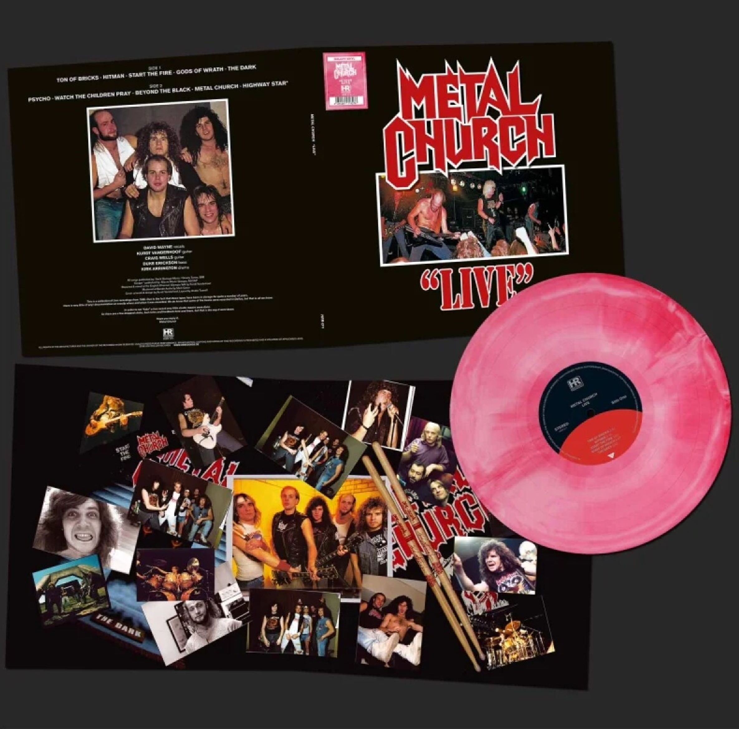 Metal Church | Live - Galaxy (Limited Edition, "Galaxy" Red & White Colored Vinyl) | Vinyl