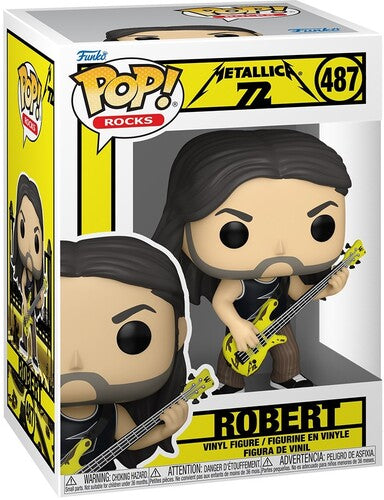 Metallica | Funko POP! Rocks: Metallica - Robert (72 Seasons) (Vinyl Figure, Collectible) | Action Figure